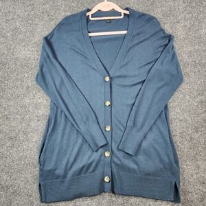 Ann Taylor Women's Minimalist Old Money Lightweight Office Cardigan Size M